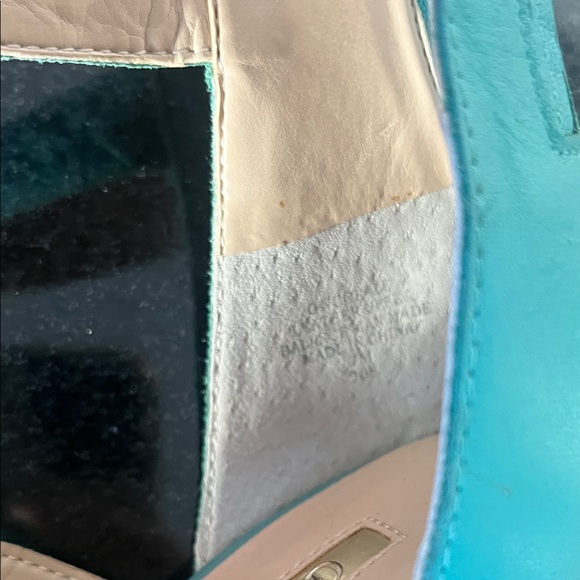 Guess GW Corale  Turquoise High Heel Sandals Sz-7 - Picture 11 of 13